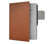 Étui magnétique pour tablette Remarkable Paper Pro 11,8" 2024, housse de protection fine en polyuréthane, mise en veille automatique, protection intégrale (marron)