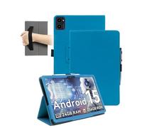 Étui magnétique pour tablette TABWEE T20 2025 Android 15 10" - daunke résistant aux chocs - Avec fente pour stylo - Imperméable - Anti-rayures - Support multi-angle - Avec dragonne - Fin et durable