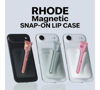 Étui magnétique Rho SNAP-ON LIP pour iPhone 17 Air 16 15 14 13 12 11 Pro Max avec support pour gloss à lèvres, compatible MagSafe Peach Pit