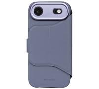 Decoded Bags Coque iPhone 17 Pro 2-en-1 détachable, silicone liquide antimicrobien, MagSafe, bleu