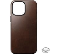 Coque Modern Horween Compatible avec le MagSafe pour iPhone 14 Pro Max Marron