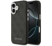 CG Mobile Coque compatible MagSafe Guess 4G Classic Logo pour iPhone 17 Noir