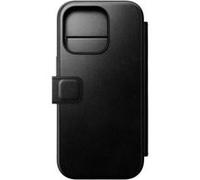 Etui MagSafe pour iPhone 16 Pro Folio Porte-cartes en Cuir Horween Noir