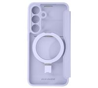 Étui MagSafe pour Samsung S24 Porte-carte Anti-RFID Bague Support Lavande