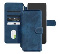 Étui MagSafe pour Smartphone jusqu'à 6.1 pouces Clapet Portefeuille Bleu nuit