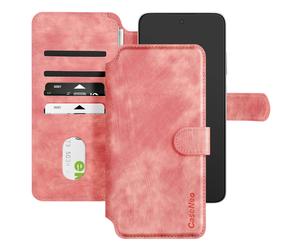 Étui MagSafe pour Smartphone jusqu'à 6.4 pouces Clapet Portefeuille Rose clair