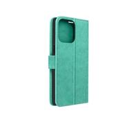 Etui Mandala Fleur pour iPhone 14 Pro Max Portefeuille et Support vidéo Vert