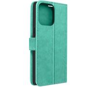 Étui Mandala Fleur pour iPhone 14 Pro Max Portefeuille et Support vidéo Vert