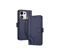 Etui Maxi-Portefeuille Honor 600 Smart Dragonne Amovible Bleu Nuit