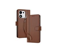 Etui Maxi-Portefeuille Honor 600 Smart Dragonne Amovible Marron
