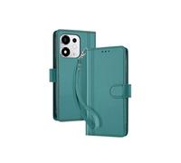 Étui Maxi-Portefeuille pour Honor 600 Smart avec Dragonne Amovible Vert