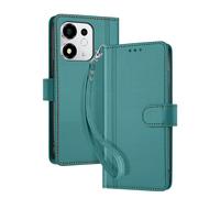 Étui Maxi-Portefeuille pour Honor 600 Smart avec Dragonne Amovible Vert