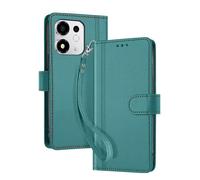 Avizar Étui Maxi-Portefeuille pour Honor 600 Smart avec Dragonne Amovible Vert