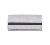 Etui Mechanical Housse de Clavier Portable 60/87/104 Touches, Sac en Feutre, étui de Transport for Clavier mécanique, Sac de Rangement for périphériques(Light Grey-31x17x4cm)
