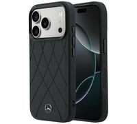 Étui Mercedes Crossed Lines pour iPhone 18 Pro / 17 Pro, noir