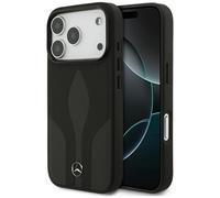 CG Mobile – Étui en cuir Mercedes The Move – Compatible MagSafe – iPhone 17 Pro (Noir)