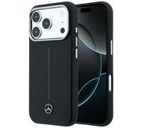 Étui Mercedes Semi Wrap Iconic pour iPhone 18 Pro Max / 17 Pro Max, noir