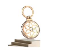 Étui Métallique Premium Pour Airtag : Protection Complète & Conception Anti-Perte Or Rose