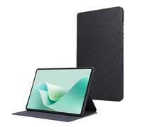 Étui Mince en Cuir PU avec Support Rabattable, adapté à Huawei Matepad 11.5S TGR-W09 TGR-W10 2024, Base en TPU Souple, étui Anti-Chute(Black)