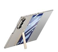 Étui Mince for Samsung Galaxy Z Trifold, Coque PC Mate avec Béquille Invisible, Étui De Téléphone Minimaliste avec Protecteur D'écran Divisé(Gray)