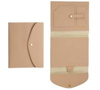 Étui Minimaliste pour Ordinateur Portable, Housse de Protection en Cuir PU, Comprenant des emplacements pour Cartes et Une Poche pour fichiers, pour Le Travail et Les études, Housse Fine