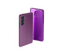 Etui Miroir pour Galaxy S26 avec Fenêtre Smart View et Support Pliable Violet