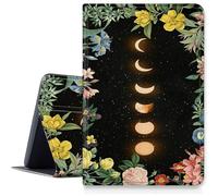 Étui Moon Flower pour iPad Air 3ème génération 2019/iPad Pro 10,5" 2017, résistant aux chocs, en cuir PU, pliable, support réglable avec mise en veille/réveil automatique pour iPad Air 3ème génération