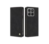 Etui Motorola Moto G37/G37 Power - Rabat Magnétique - Support - Protection Antichoc RFID - Emplacements Cartes - Noir