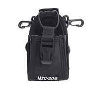 Étui Multifonction MSC-20B, étui en Nylon pour Radio Bidirectionnelle pour Talkie-Walkie Compatible avec BaoFeng/TYT/WouXun/QuanSheng/PuXing/Kenwood (1 pièce)
