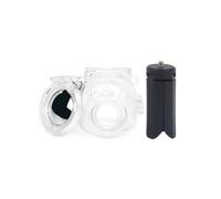 Étui Multifonctionnel avec Support pour Appareil Photo pour Fujifilm Instax PAL - Accessoires de Protection Transparents, Compacts et Portables B