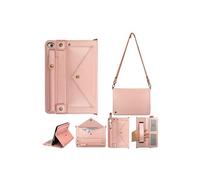 Etui multifonctionnel portable avec bandoulière pour Apple iPad Pro 12.9 2015/2017 A1584 A1652 A1670 A1671 A1821 - Or rose