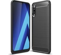 Étui NALIA Design pour Samsung Galaxy A70 Housse, carbone Étui stylé pour téléphone portable