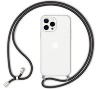 Étui NALIA pour téléphone portable avec chaîne pour iPhone 13 Pro Max Noir