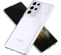 Étui NALIA pour téléphone portable Samsung Galaxy S21 Ultra, étui de protection en silicone transparent