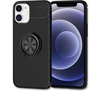 Etui NALIA Ring pour iPhone 12 mini, coque de protection pour téléphone portable Etui noir