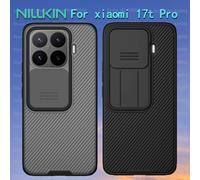 Étui NILLKIN Camshield pour Xiaomi 17t Pro, protection de l'objectif, coque PC+TPU translucent