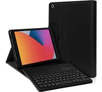 Étui Noir Clavier Azerty Bluetooth pour Tablette Apple iPad 9 10.2 (2021)