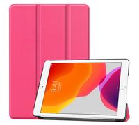 Etui Nouvel Apple Ipad 9 10,2 2021 Wifi - 4g/Lte Smartcover Pliable Rose Avec Stand - Housse Coque De Protection New Ipad 9ème Generation 10.2 Pouces - Accessoires Tablette Pochette Xeptio : Exception
