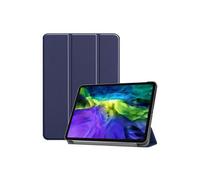Etui nouvel Apple iPad Pro 11 2020 Wifi - 4G/LTE Smartcover pliable bleu navy avec stand - Housse coque de protection New iPad PRO 11 pouces 2020 - Accessoires tablette pochette XEPTIO : Exceptional S