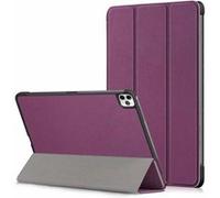 Etui nouvel Apple iPad PRO 12,9 2020 / 2021 M1 4G/LTE - 5G Smartcover pliable violet avec stand - Housse violette coque de protection New iPad Pro 12.9 pouces 2020 / iPad PRO 12.9 2021 5eme generation