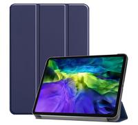 Etui Nouvel Apple Ipad Pro 12,9 2020 Wifi - 4g/Lte Smartcover Pliable Bleu Navy Avec Stand - Housse Coque De Protection New Ipad Pro 12.9 Pouces 2020 - Accessoires Tablette Pochette Xeptio : Exception