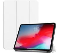 Etui nouvel Apple iPad Pro 12.9 Wifi - 4G/LTE Smartcover pliable blanc avec stand - Housse coque de protection New iPad Pro 12,9 2018 / 2019 -