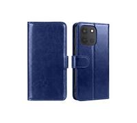 Etui OnePlus Nord 6 Modèle Crazy Horse Porte-cartes Bleu marine