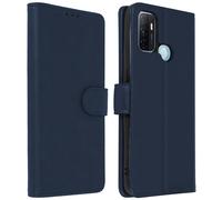 Etui pour Oppo A53 / A53s Folio Intégrale Porte-carte Fonction Support Bleu Nuit
