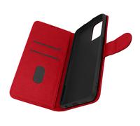 Coque et étui téléphone mobile Avizar Etui pour Oppo A54 5G et A74 5G Folio Intégrale Porte-carte Fonction Support Rouge