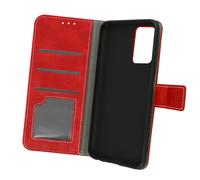 Coque et étui téléphone mobile Avizar Etui pour Oppo A76 A96 et Realme 9i Simili cuir Clapet Portefeuille Support Vidéo rouge