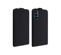 Etui Oppo Reno 4 Clapet Vertical Protection Porte-carte Noir