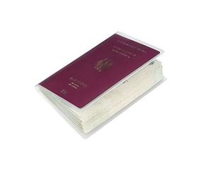 Étui passeport TR 189 x 129 mm - DURABLE - Format double - Noir - Synthétique - Adulte