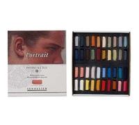 Etui Pastels 'A l'écu' - 40 demi-pastels - Portrait Multicolore G