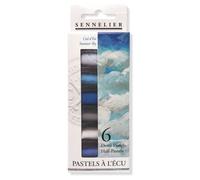 Sennelier Etui Pastels 'A l'écu' – 6 Demi-Pastels – Ciel d'Eté